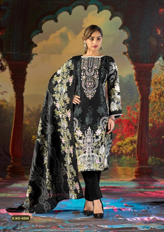 Mizaj jazmin vol-5 dress materials wholesale dealers in india